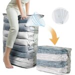 Lot de 4 sacs de rangement sous vide librez jusqu 80% despace gants pour literie et vtements