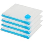 Lot de 4 sacs de rangement sous vide peu encombrants (100 x 80 cm) pour literie vêtements couettes couvertures ... Lot de 4 sacs de rangement sous vide peu encombrants (100 x 80 cm) pour literie vêtements couettes couvertures ...