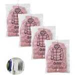 Lot de 4 sacs de rangement sous vide � suspendre pour v�tements 67 x 90 cm sacs sous vide pour costumes ...