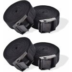 Lot de 4 sangles darrimage cliquet 25 cm x 1 m pour moto et voiture yyv