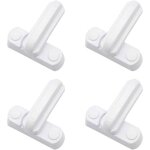 Lot de 4 serrures loquets bloque poignee scurit domestique supplmentaire remplacement pour maison ...