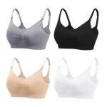 Lot de 4 soutien - gorge dallaitement de maternit� soutien - gorge confortable et respirant sans coutures ...