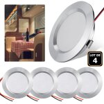 Lot de 4 - spot led encastrable 12v 3w eclairage intérieur led rv boat plafond encastré pour cuisine ... Lot de 4 - spot led encastrable 12v 3w eclairage intérieur led rv boat plafond encastré pour cuisine ...