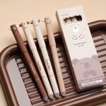 Lot de 4 stylos à encre gel effaçable kawaii inspirée de legami Lot de 4 stylos à encre gel effaçable kawaii inspirée de legami