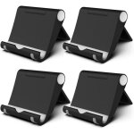 Lot de 4 supports de tlphone portable pour bureau rglables compatibles avec tous les tlphones pliables ...