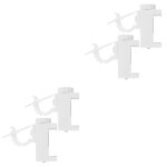 Lot de 4 supports de tringle � rideau � clipser crochets pour tringles � rideaux supports pour tringles ...
