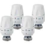 Lot de 4 ttes thermostatiques m30 x 15 remplacement de vanne de radiateur robinet thermostatique odipie ...