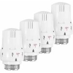 Lot de 4 tête thermostatique robinet thermostatique radiateur tete thermostatique radiateur valve de ... Lot de 4 tête thermostatique robinet thermostatique radiateur tete thermostatique radiateur valve de ...