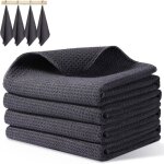 Lot de 4 torchons de cuisine en microfibre super absorbants parfaits pour le nettoyage et la vaisselle ... Lot de 4 torchons de cuisine en microfibre super absorbants parfaits pour le nettoyage et la vaisselle ...