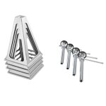 Lot de 4 vérins stabilisateurs pour camping - car - duoku - vérins de mise à niveau - aluminium - extensible ... Lot de 4 vérins stabilisateurs pour camping - car - duoku - vérins de mise à niveau - aluminium - extensible ...