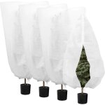 Lot de 4 voile hivernage plante extérieur 100 x 120 cm housse de protection pour plante avec cordon de ... Lot de 4 voile hivernage plante extérieur 100 x 120 cm housse de protection pour plante avec cordon de ...