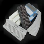 Lot 40 manucure kit 30 lime  gel ongle + 10 bloc polissoir ponage