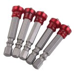 Accessoires pour visseuse - largeight - lot de 5 - embouts cruciformes - magnétiques - couleurs multiples ... Accessoires pour visseuse - largeight - lot de 5 - embouts cruciformes - magnétiques - couleurs multiples ...