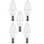 Lot de 5 ampoules 5w led b15�quivalent � une ampoule � incandescence de 25 w 270 lm3000 kc35 sbc b15 ...