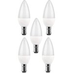 Lot de 5 ampoules led b15 ampoule � incandescence 5 w 220 v 270 lm lumi�re du jour 3�000 k culot � ba�onnette ...