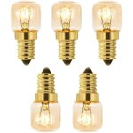 Lot de 5 ampoule à sel 15w e14 t22 incandescence blanc chaud 2700k 80lm ac 230v ampoule four 300° pour ... Lot de 5 ampoule à sel 15w e14 t22 incandescence blanc chaud 2700k 80lm ac 230v ampoule four 300° pour ...