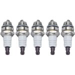 Lot de 5 bougies dallumage pour moteurs 2 temps - l8rtf / bm6a / l7t - compatibles d�broussailleuses ...