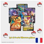 Lot de 5 cartes pok�mon ultra - rare v ex radieux � collectionner ? 5 brillantes