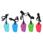 Lot de 5 colliers de dentition en silicone pour nourrissons apaisants  mcher pour faciliter la priode ...