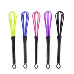 Lot de 5 fouets en plastique pour salon de coiffure coiffure coloration des cheveux crème mélangeur de ... Lot de 5 fouets en plastique pour salon de coiffure coiffure coloration des cheveux crème mélangeur de ...