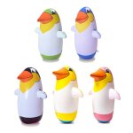 Lot de 5 jouet gonflable de gobelet de pingouin jouets pour enfants jouet de fte 22 cm (couleur alatoire) ...