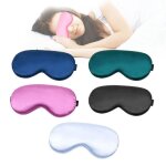 Masque de sommeil - non spcifi - lot de 5 - soie - lastique rglable - bloque la lumire