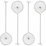 Lot de 5 passoires � fondue en acier inoxydable - 65cm x 235cm �cumoires � fondue