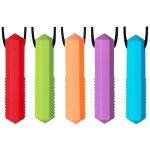 Lot de 5 pendentifs de dentition pour bébé en cristal de silicone aides motrices orales collier à mâcher ... Lot de 5 pendentifs de dentition pour bébé en cristal de silicone aides motrices orales collier à mâcher ...