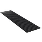 Lot 5 pices panneau acoustique - noir mat - feutrine noir - 240x60cm