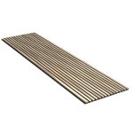 Lot 5 pices panneau acoustique - noyer claire - feutrine noir - 240x60cm