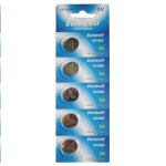 Lot de 5 piles bouton plates lithium type cr1620 3v - yuan yuan