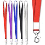 Lot de 5 porte - badges avec cordon et clip ceinture - pour badges et cl�s - lani�re de qualit� sup�rieure ...