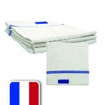 Lot de 5 serpillres gaufres auto fixe 50 x 50 cm - fabriques en france