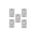Lot de 5 tlcommande faac xt2 pour portail