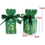 Lot de 50 bo�tes � drag�es vertes en papier � motif dinosaure pour f�te danniversaire denfants bo�tes ...