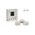 Lot de 50 bougies chauffe - plat blanc Lot de 50 bougies chauffe - plat blanc