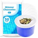 Lot de 50 chaussette skimmer piscine pour les paniers skimmers swimming pool skimmer socks chaussette ...