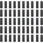 Lot de 50 clips pour serre 25 mm ? pinces fixation film plastique abs + pc pour tube 24?26 mm