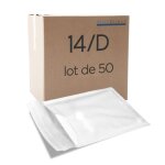 Lot de 50 enveloppe  bulles pour expedition d / 4 20 x 275cm dimensions interieur 180 x 265 mm blanche ...