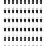 Lot de 50 isolateurs cl�ture �lectrique � visser pour tube rond / carr� / angle �levage animaux label ...