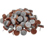 Lot de 50 patins ronds en feutre pour meubles tr�s r�sistants � clouer pour protection de sol pour meubles ...