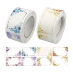 Lot de 500 �tiquettes autocollantes pour pots de confiture 2 rouleaux pour la cuisine la mise en conserve ...