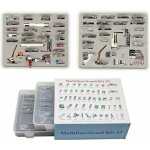 Lot de 52 pieds presseurs professionnels avec bo�te de rangement en plastique pour machine � coudre � ...