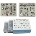 Lot de 52 pieds presseurs - largeight - compatible brother singer - bo�te de rangement - gris - mixte ...