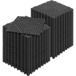 Lot de 55 dalles de jardin piscine - vevor - 30x30x15 cm - pvc drainage rapide revtements de sol - terrasse ...
