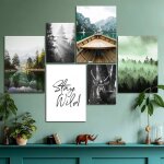 Lot de 6 affiches décoration murale modern tableaux posters pour la maison bureau salon chambre cuisine ... Lot de 6 affiches décoration murale modern tableaux posters pour la maison bureau salon chambre cuisine ...