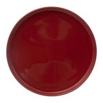 Lot de 6 assiettes plates marie 26cm rouge grenat