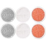 Lot de 6 balais de rechange pour �ponge bissell spinwave 2039a 2124 (inclus 2 coussinets souples + 2 ...