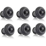 Lot de 6 bouchons vide pour pompe vin conservateurs de vin noirs pour conserver votre vin frais plus ...