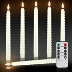 Lot de 6 bougies  led bougies sans flammebougies  pilesbougies longues led pour nol table mariage ...